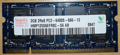 Barrette Mémoire Samsung RAM 2GB 2Go DDR3 M471B5673EH1 SODIMM PC3