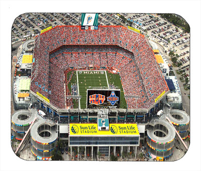 Miami Dolphins Sun Life Stadium Mouse Pad Item#1865 