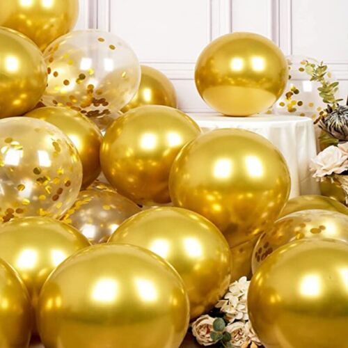 Globos de látex confeti de 12" brillo fiesta de cumpleaños boda, decoración de aniversario Reino Unido - Imagen 38 de 55