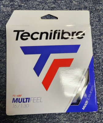 Tecnifibre Multi Feel 16 Gauge 1.30mm Tennis String NEW Natural