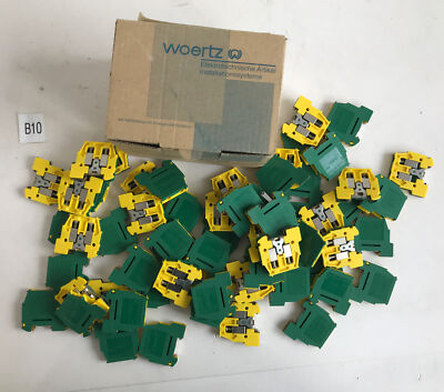 *NEW OPEN BOX* *Lot of 62* Wago IEC-947-7-2 Grounding Terminal Blocks