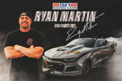 2023 RYAN MARTIN signed STREET OUTLAWS HERO PHOTO CARD ISKY CAMS PRI SHOW 405 | eBay