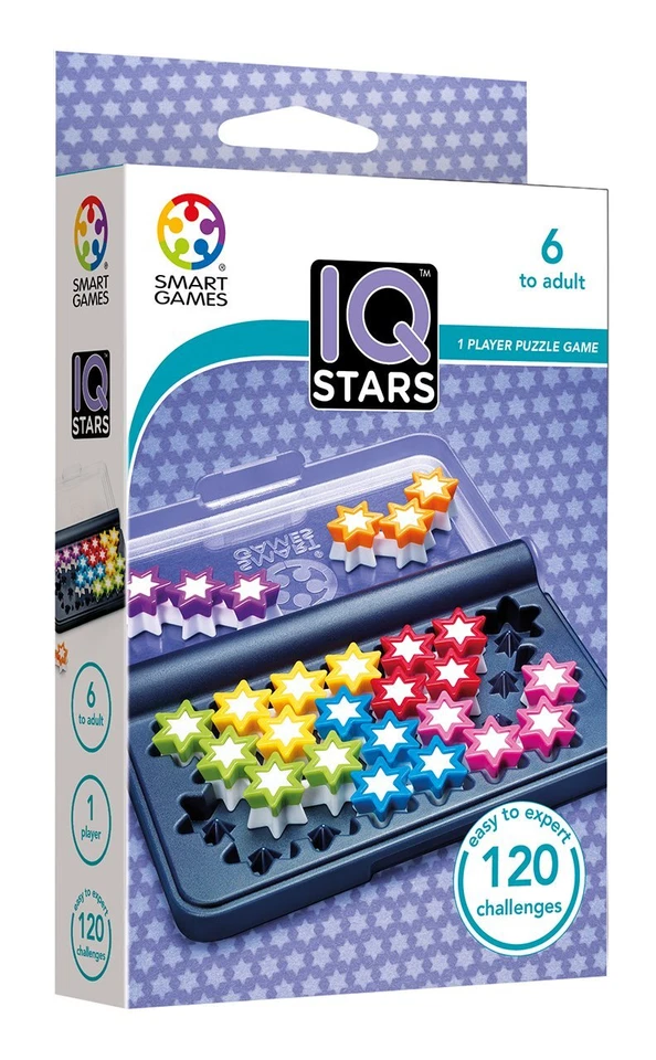 Smart Games IQ Stars Logic Educational Travel Game Toy Kids Brain Teaser - Image 2 of 4