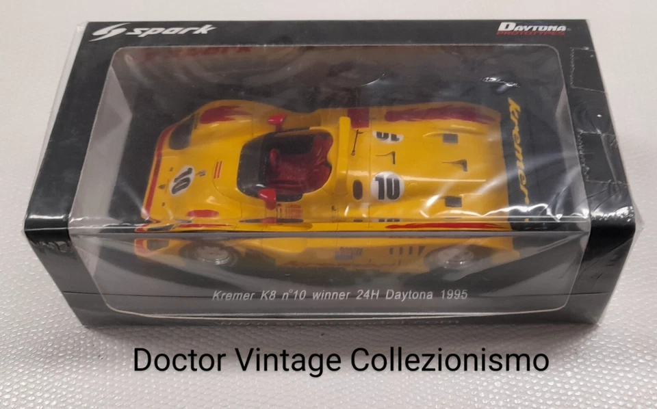 PORSCHE Kremer n.10 Daytona 1995 Spark 1/43 S43DA95 Lassig Lavaggi Bouchut - Immagine 2 di 2