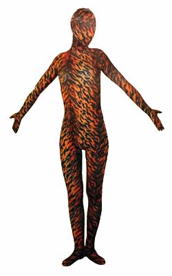 F.I.G. Fantastic Suits Zebra-Anzug – Elastisch – Größe L-XL