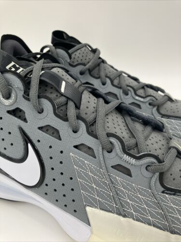 Nike Air Zoom GT Corte 3 Gris Fresco Fútbol Gris Vela Negro DV2913-002 Hombres Talla 13 - Imagen 3 de 12