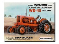 Schild Oldtimer Traktor Allis Chalmers Usa Poster Trecker Bild 30 X 40 Cm *728
