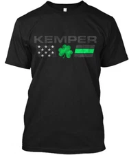 Kemper Family Lucky Clover Flag T-Shirt Made in the USA Size S to 5XL