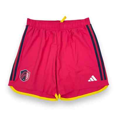 adidas MLS St Louis City SC Authentic Home Soccer Shorts Mens  Pink HI1916 $60