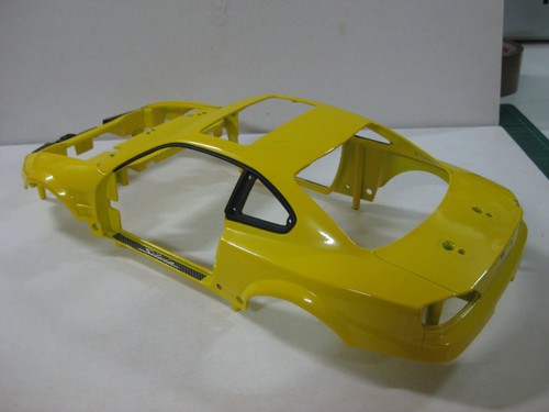 NISSAN SILVIA S-15 EXTREME TUNER 1/12 REPUESTO CARROCERIA AMARILLA - Imagen 6 de 11