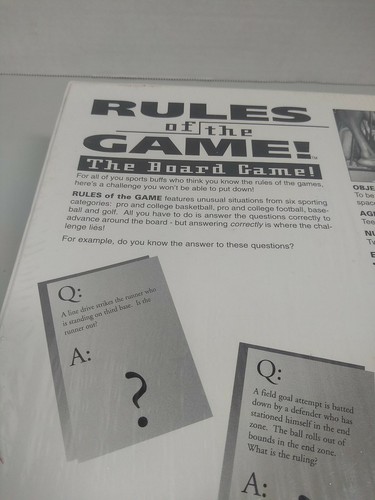 Rules Of The Game Board Game - Picture 6 of 9