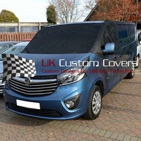 Vauxhall Opel Vivaro Bildschirmfolie Frostfolie Deluxe (2014-2019) Schwarz 251