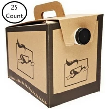 LBP Beverage On The Move Take Out Coffee Container Kraft, 96 oz. | 25/Case