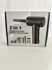 2 in1 Electric Mini Cordless Air Duster Blower Small Vacuum Cleaner Car Computer