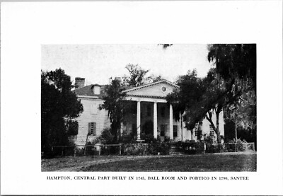1923 Magazine Page * Hampton Plantation Santee River McClellanville SC