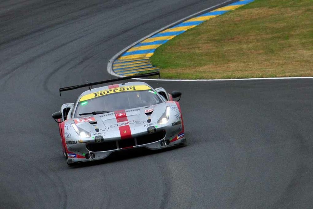 Ferrari 488 GTE No54 2019 Le Mans 24h motorsport photo print