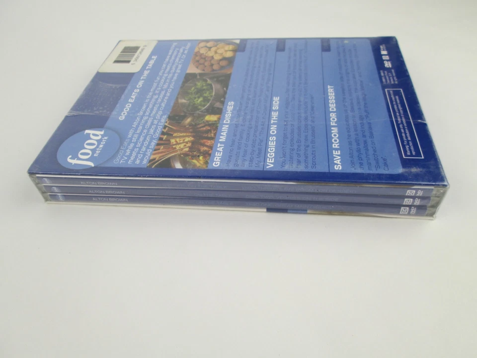 Good Eats with Alton Brown  - Good Eats On the Table Food DVD set NEW Sealed - Image 3 of 3