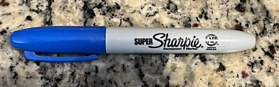 SUPER SHARPIE RARE 1 BLUE PERM MARKER Unused Brand New