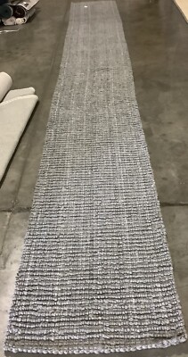 LIGHT GREY 2'-6'' X 20' Broken Thread Rug, Reduced Price 1172668192 NF447G-220