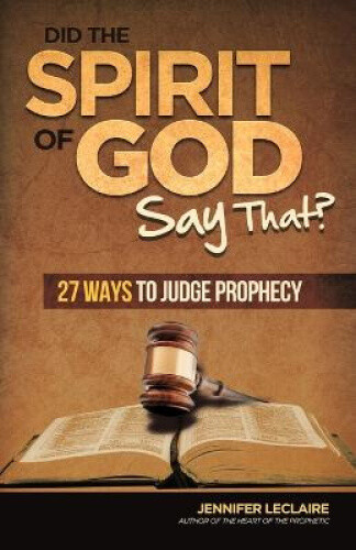 Thumbnail - Did The Spirit Of God Say That? By Jennifer Leclaire