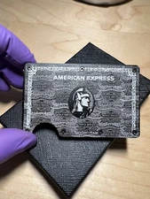 🇺🇸 Slim Metal Wallet with Money Clip - Aluminum Credit Card Holder AMEX