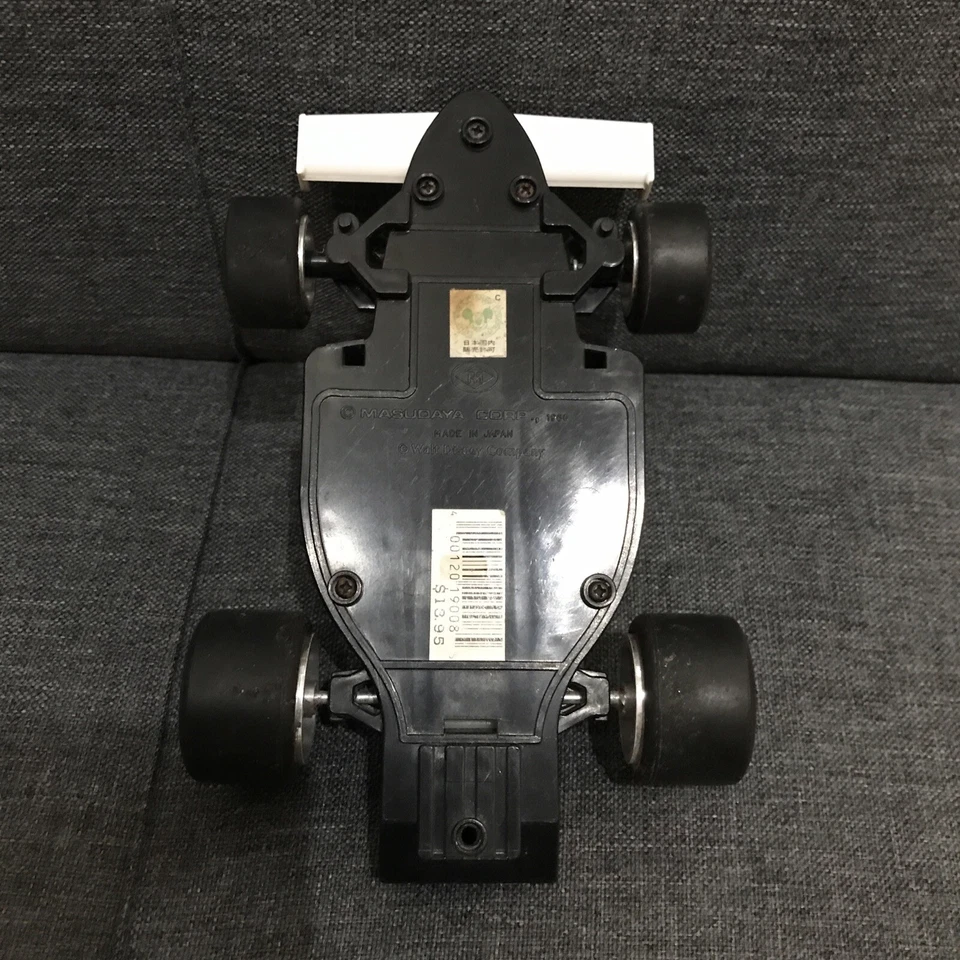 Coche de carreras vintage 1988 Walt Disney Mickey Mouse M-1 Champ 1928 Japón juguete Masudaya Foto 4 de 4