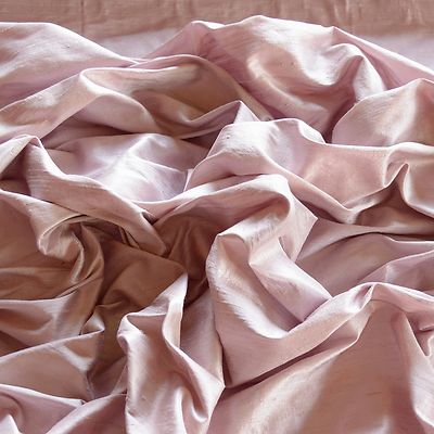 Tea Rose Dupioni Silk, 100% Silk Fabric, 44'' Wide, By The Yard (S-208)