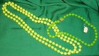 VINTAGE Costume Jewelry 2 Green PLASTIC/GLASS Bead Necklaces new — photo 3