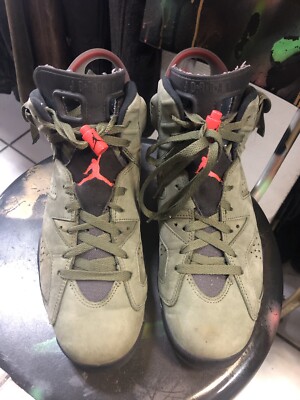 Air Jordan 6 x Travis Scott Medium Olive