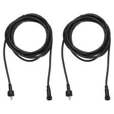 2 Pcs 6.6 ft DC Extension Cable 3.5 x 1.35mm 22AWG Male to Female IP65 DC Ext...