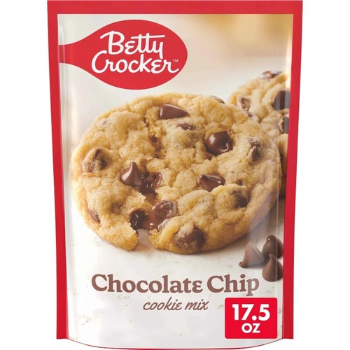 (6 pack) Betty Crocker Chocolate Chip Cookies, Cookie Baking Mix, 17.5 oz - Picture 2 of 7