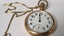 "Pocket Watch Hamilton 940, 21 Jewels Double Roller, GF 55.9mm diameter. It RUNS