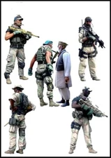 1/35 Scale Modern US Special Forces Team Resin Miniature Figures Unassembled