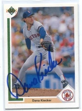 1991 UD Upper Deck Dana Keicker HAND SIGNED AUTO AUTOGRAPH HA RETROGRAPH BUYBACK