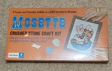 NEW Craft Master Mosette Crushed Stone Kit Set 20127 Havin A Ball