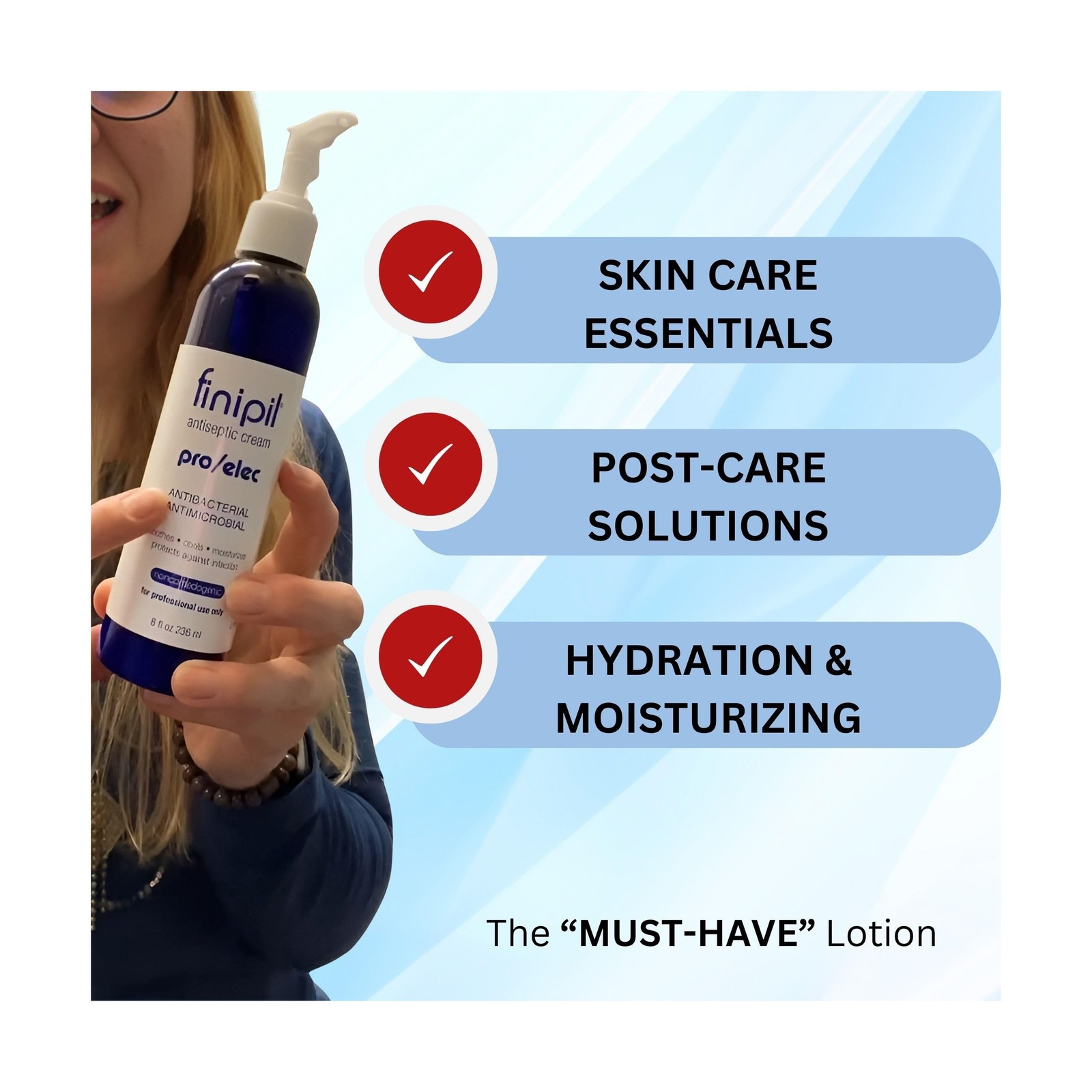 Finipil Pro Elec Antiseptic Cream, 8 Ounce 8 Fl Oz (Pack of 1) Fast Ship