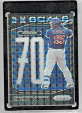 1/1 FRANCISCO ALVAREZ 2023 PANINI PRIZM ROOKIE 20-80 SCALE BLACK FINITE #1/1