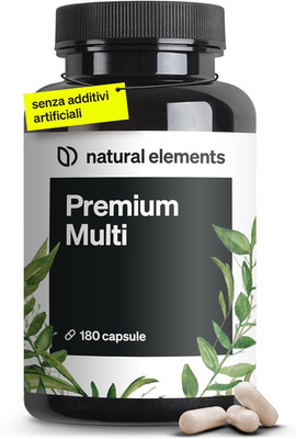 Multivitaminico Premium   Multivitaminico Completo Ad Alto Dosaggio   180 Capsul