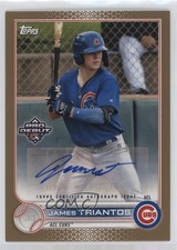 2022 Topps Pro Debut Gold Auto 11/50 James Triantos #PD-1 Auto 0lm