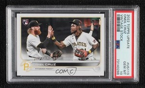 2022 Topps Update Debut Vintage Stock /99 Oneil Cruz PSA 10 GEM MT Rookie RC