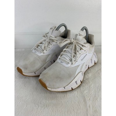 Reebok Zig Dynamica STR White Sneakers Women s Size 6.5 100074917