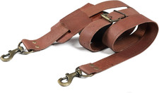 Leather Adjustable Padded Replacement Shoulder Strap