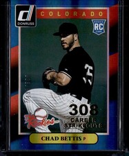 2014 Donruss The Rookies Stat Line Career #35 Chad Bettis SERIAL # 198/308 RC