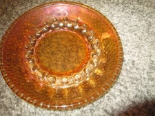 Ashtray VTG Depression Glass Hobnail Marigold Color 6" NEW
