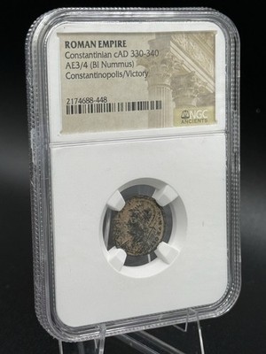 Roman Constantinisn cAD 330-340 AE3/4 BI Nummus