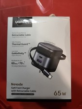 UGREEN Nexode 65W USB-C Charger Compact for A...