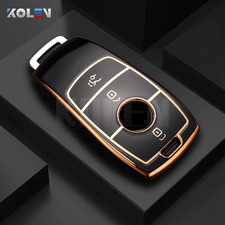 TPU Car Key Cover for Mercedes Benz C E S GLC GLS CLA AMG W205 W213 W222