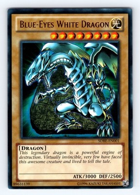 Yugioh Blue-Eyes White Dragon SDBE-EN001 Ultra Rare - NM  