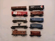Vintage HO Scale,Train Frieght Cars/Rolling Stock, Mixed Brands, Lot Of 10, 4