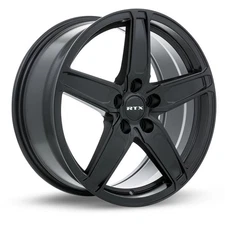17" RTX Frost Gloss Black Wheel 17x7 5x4.5 42mm Rim